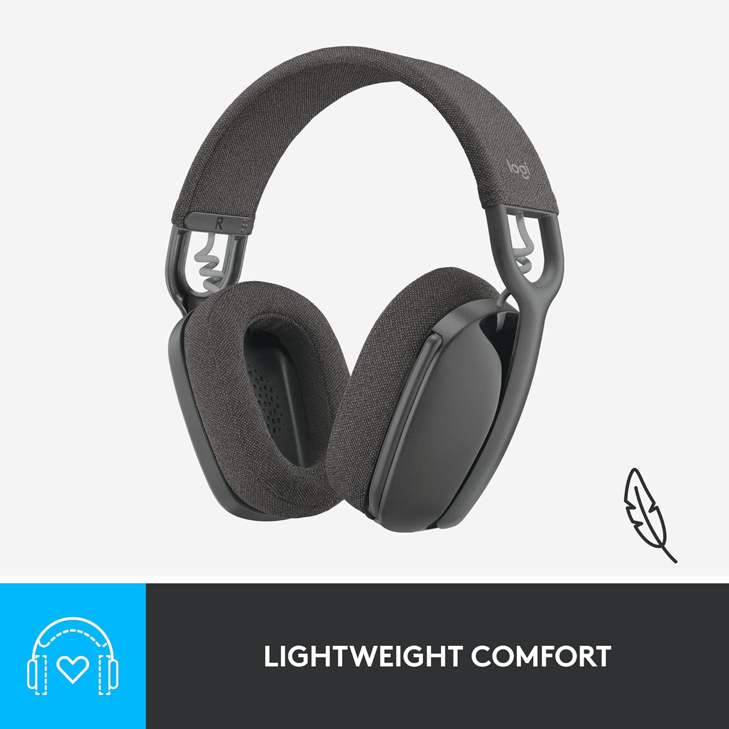 Logitech Zone Vibe 100 Wireless & Bluetooth Over Ear Headphones HEADSET Logitech Zone Vibe 100 Wireless & Bluetooth Over Ear Headphones HEADSET